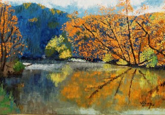 Oil on canvas 18"x30"